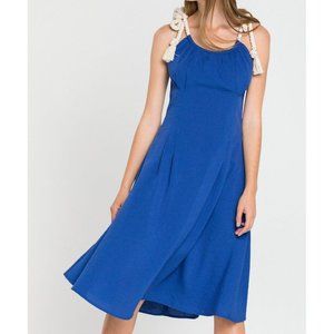 Endless Rose Rope Tie Detail Halter Maxi Dress